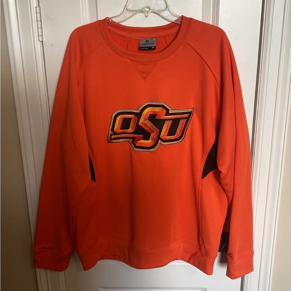 Embroidered Oklahoma State University Sweatshirt OSU Size XL